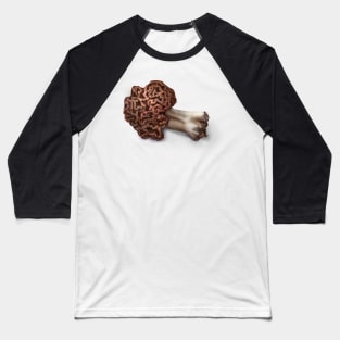 False Morel (Gyromitra esculenta Baseball T-Shirt